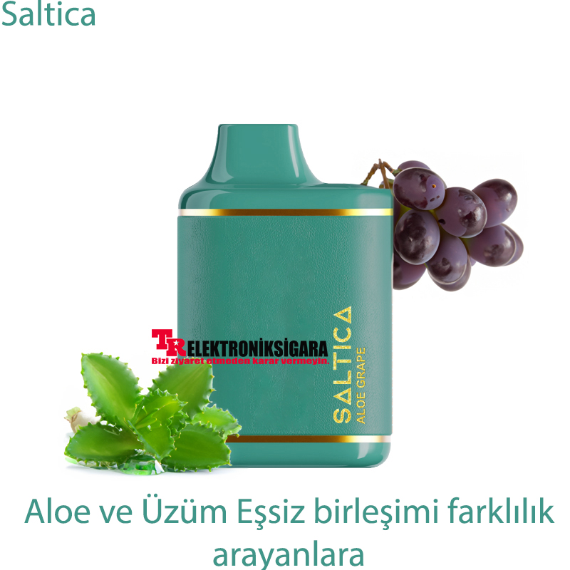 Saltica Leather 7000 Puff Bar 50mg Nikotin Aloe Grape