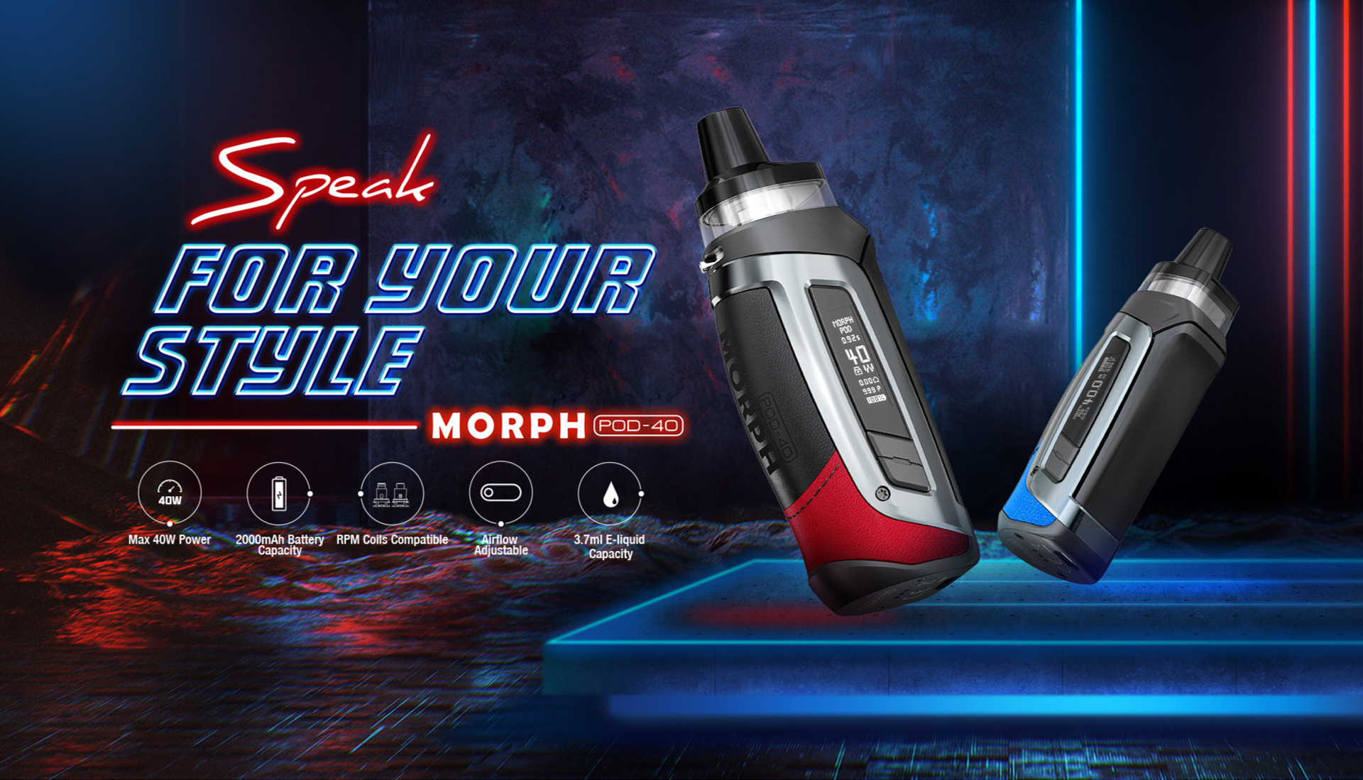 Smok Morph Pod 40 Kit Electronic Cigarette Review