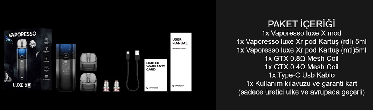 Vaporesso LUXE XR Pod Mod Elektronik Sigara