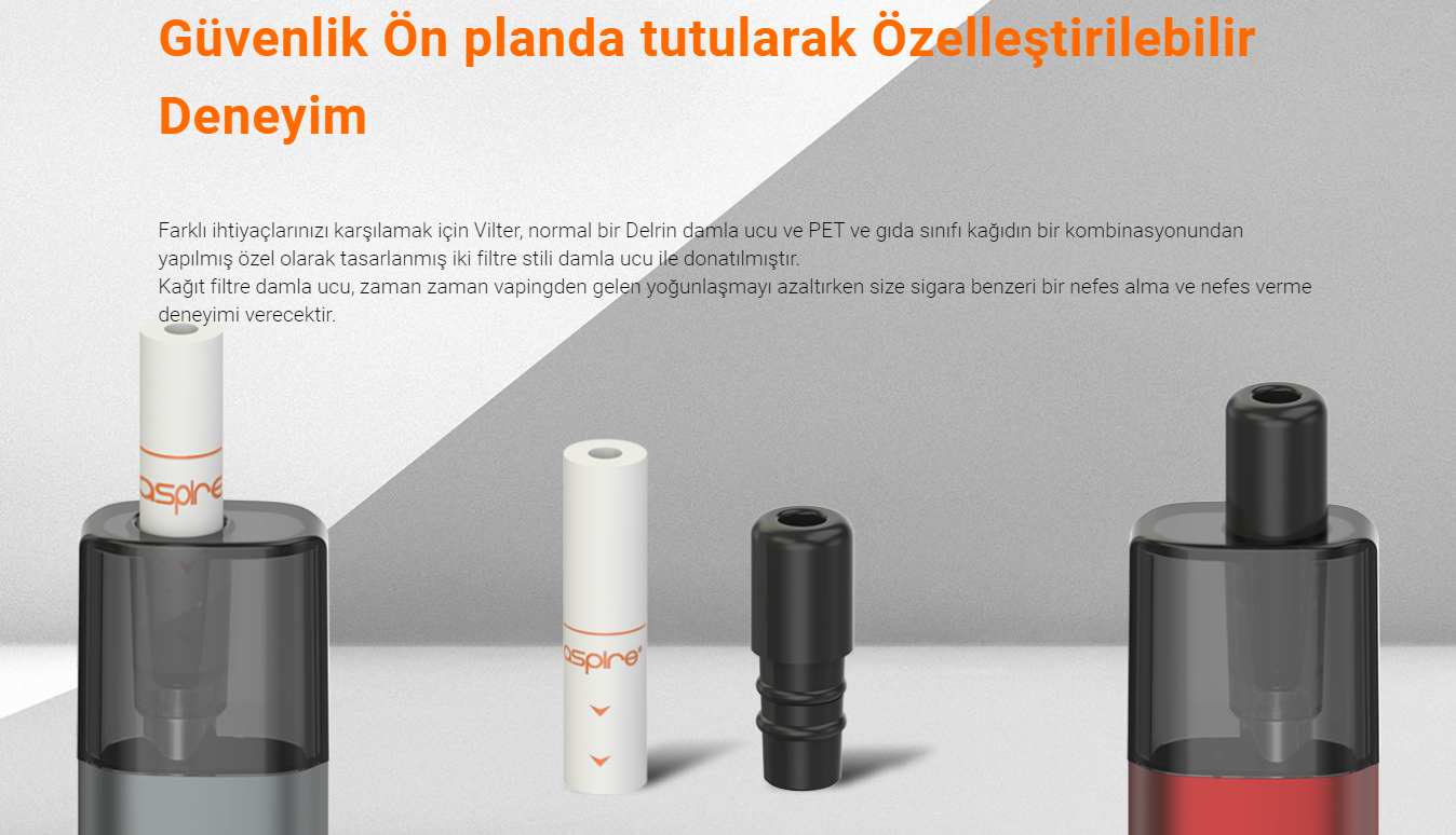 Aspire Vilter Kit Pod Mod Elektronik Sigara