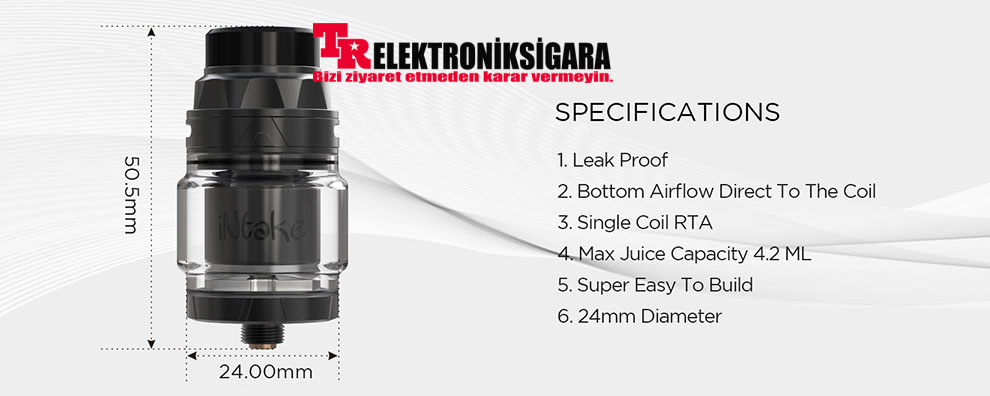 Augvape Intake RTA Atomizer 4.2ml
