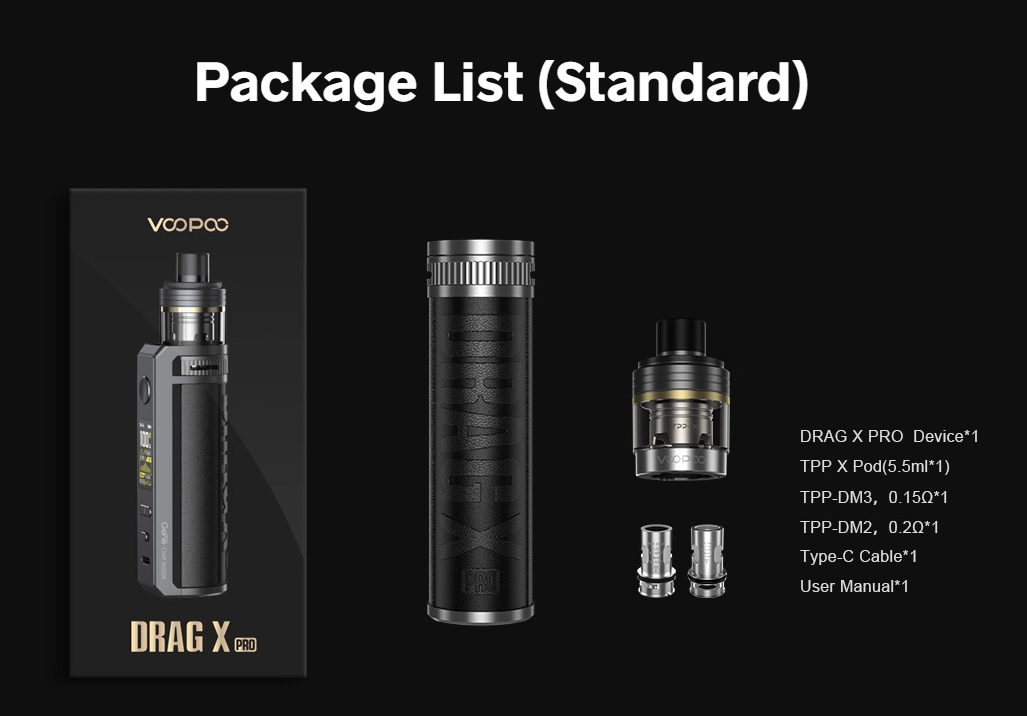 Voopoo Drag X Pro 100W Pod Mod