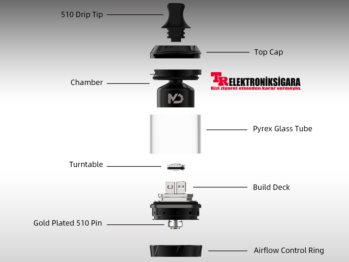 HellVape MD DL/MTL RTA Atomizer