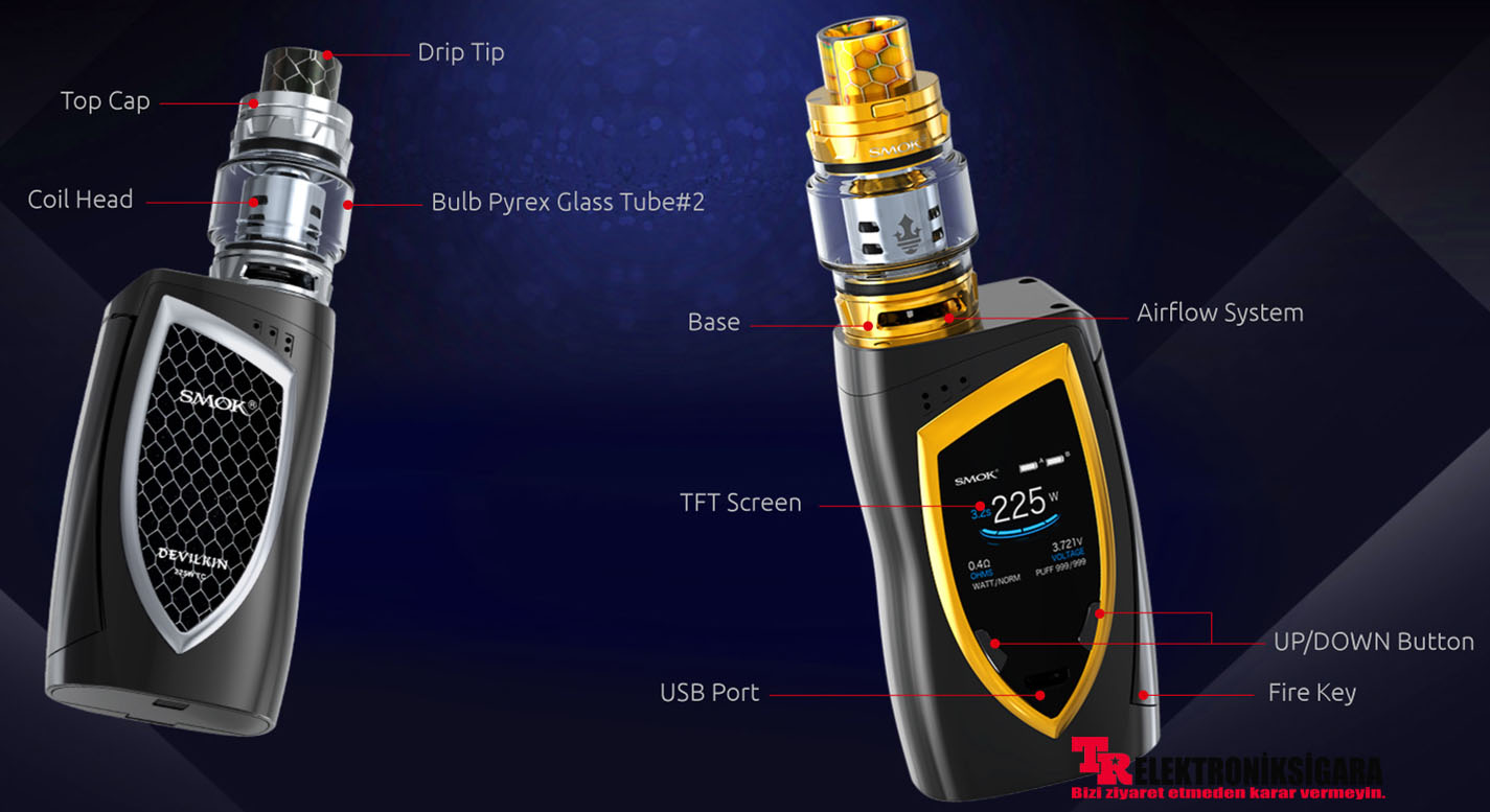 Smok Devilkin Kit 225W TFV12 Prince Tank