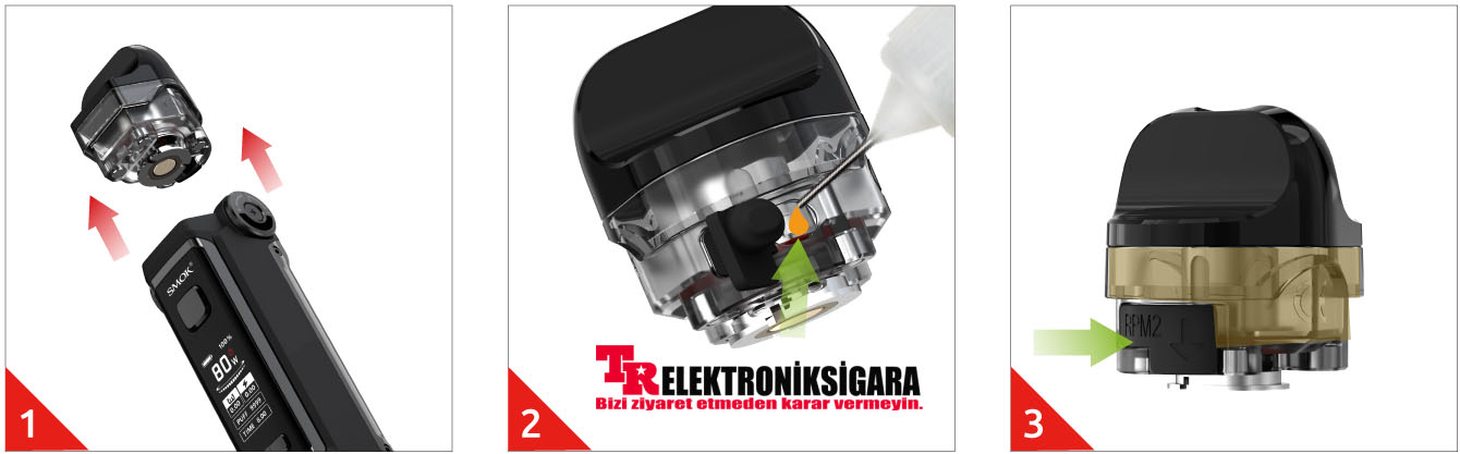 SMOK IPX 80 Kit Pod Mod Elektronik Sigara 3000mAh