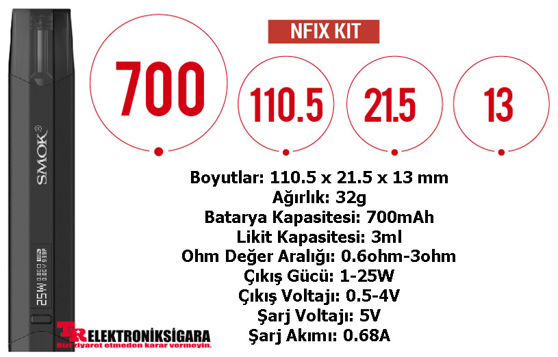 Smok Nfix Pod Mod Elektronik Sigara