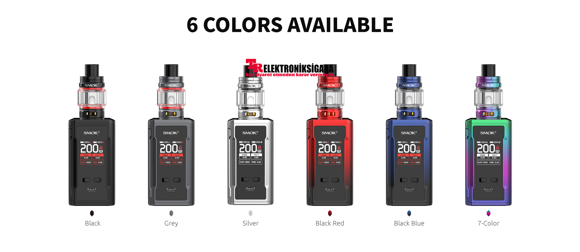 Smok R-Kiss 2 200W Kit TFV18 Mini Tank