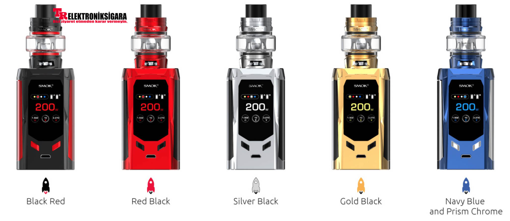Smok R-Kiss 200W Kit TFV8 Baby V2 Tank