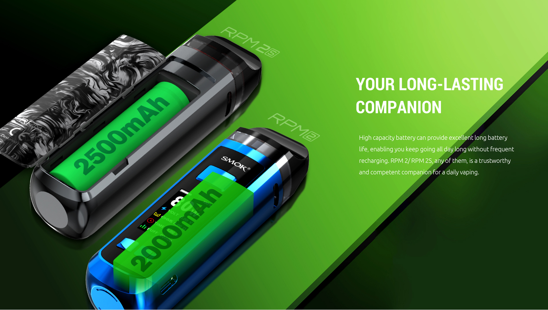 SMOK RPM 2 & RPM 2S - 80W Pod Mod