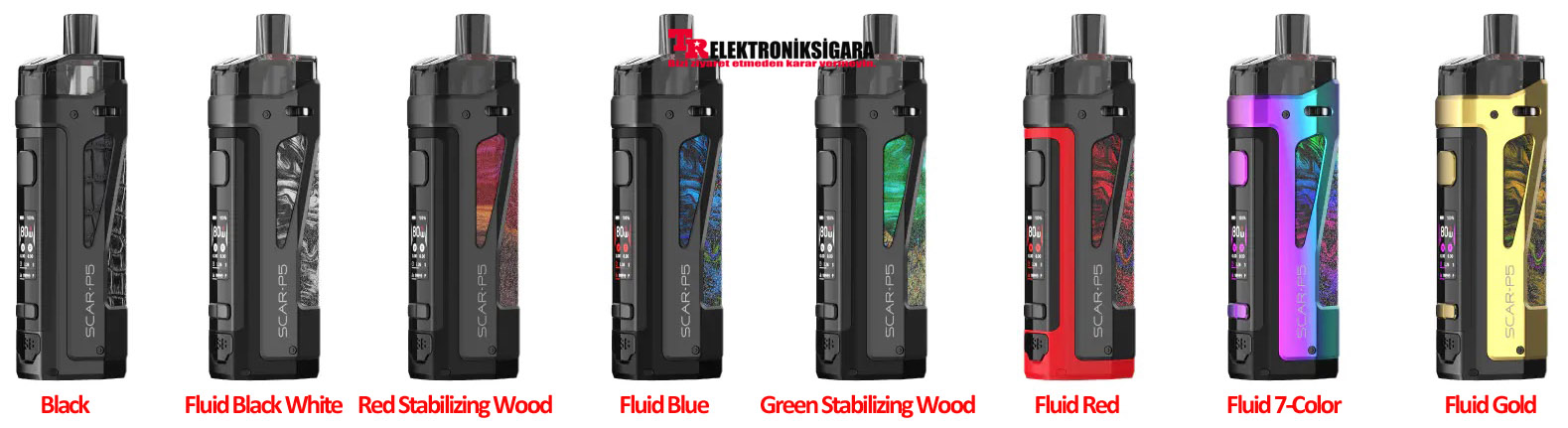 SMOK SCAR-P5 80W Pod Mod Elektronik Sigara