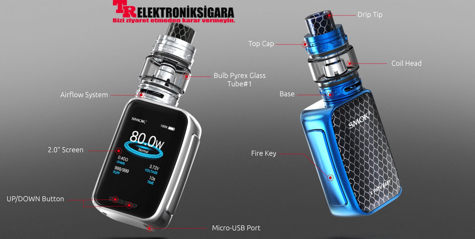Smok X-Priv Baby TFV12 Big Baby Prince Tank