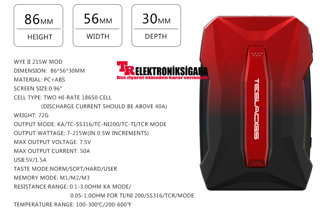 Tesla WYE 2 215W Mod