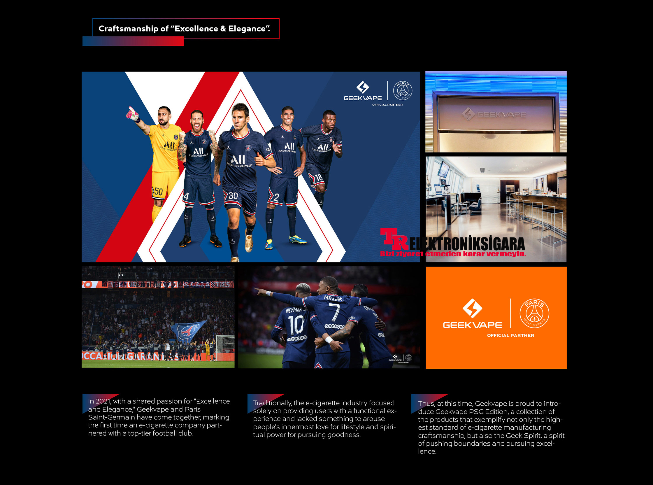 Geekvape ve Paris Saint-Germain resmi ortaklığını duyurdu