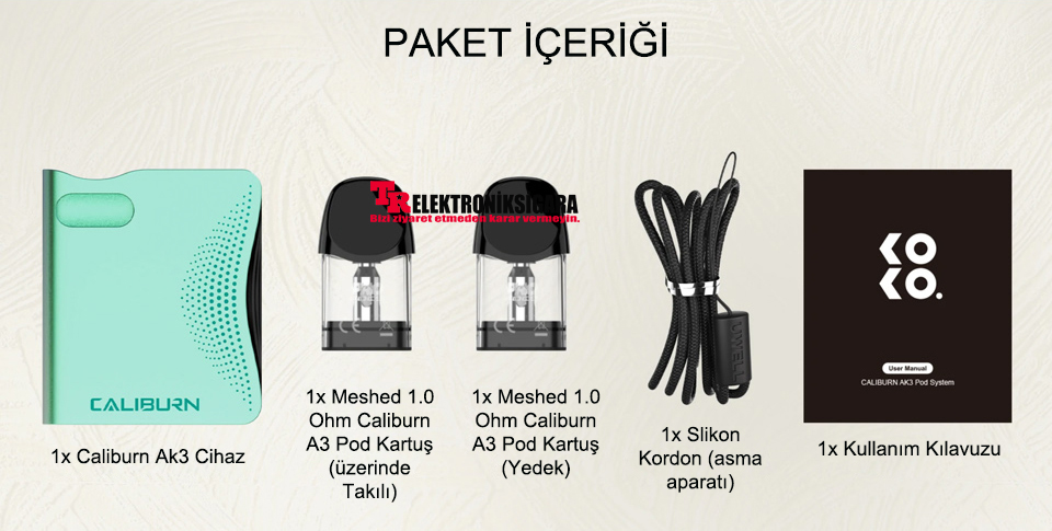 Uwell Caliburn Ak3 Pod Mod Elektronik Sigara