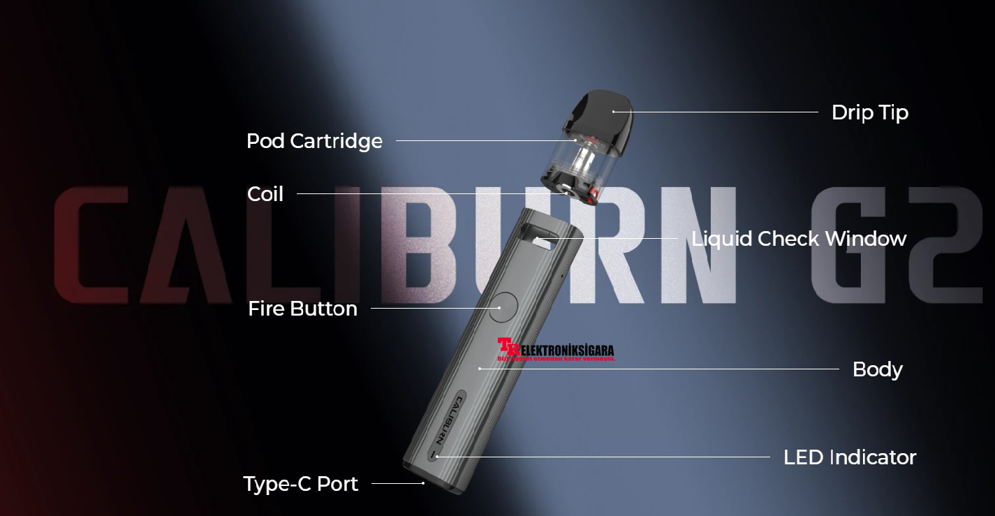 Uwell Caliburn G2 Pod Mod Elektronik Sigara