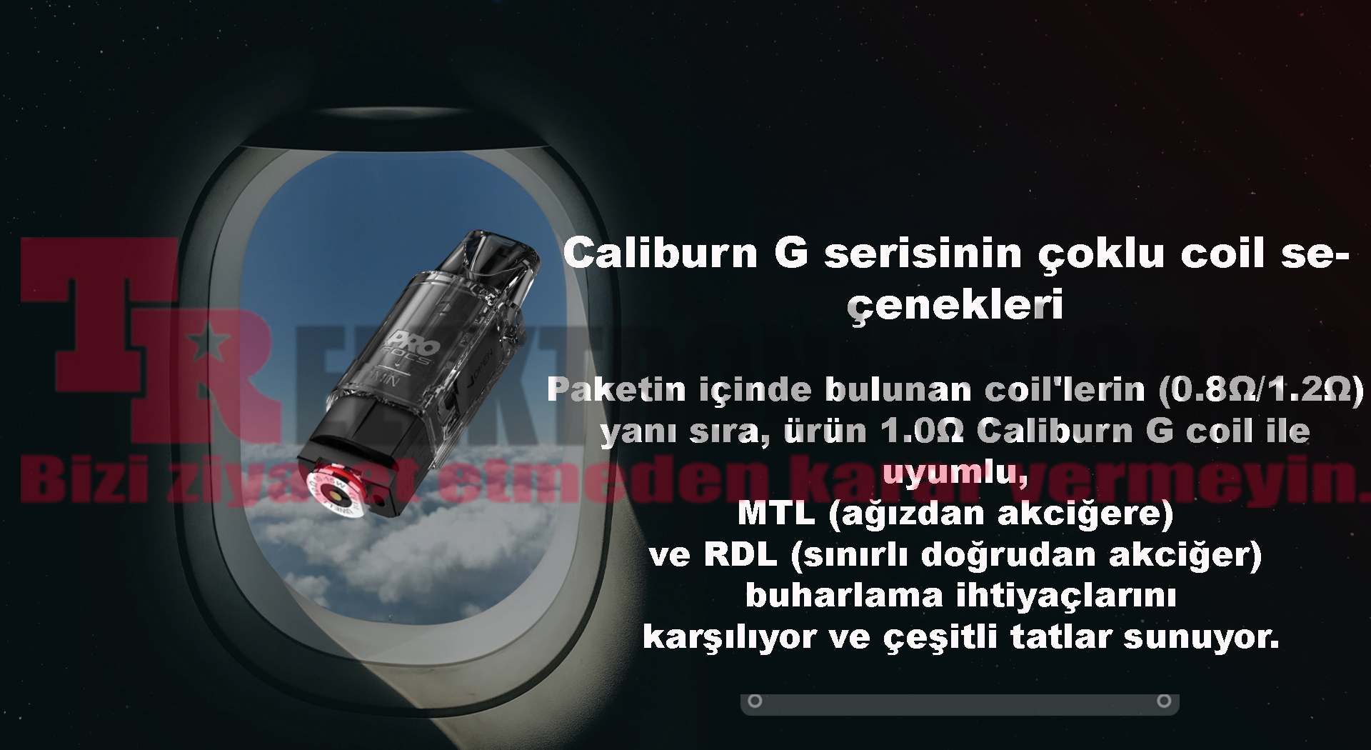 Uwell Caliburn İronFist L Pod Sistem Elektronik Sigara