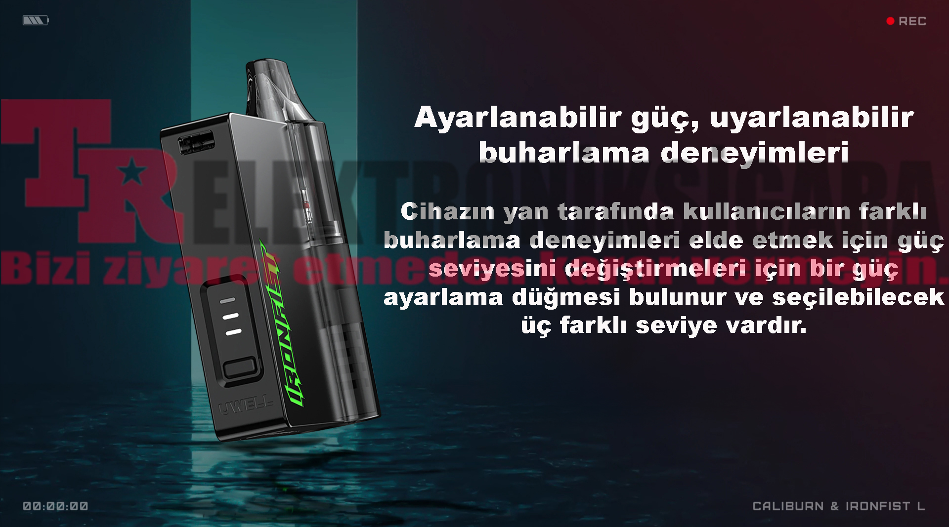Uwell Caliburn İronFist L Pod Sistem Elektronik Sigara