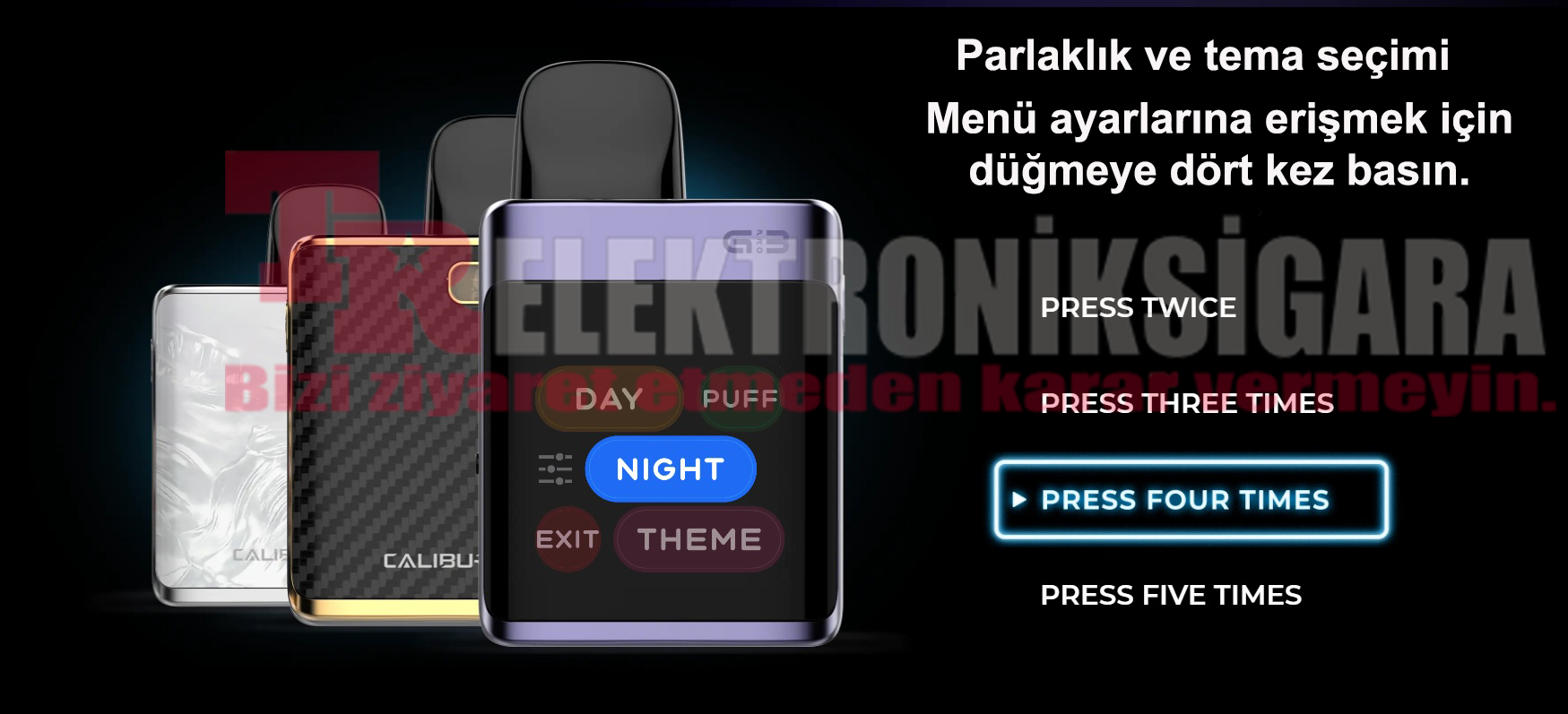 Uwell Caliburn G3 Pro KoKo Pod Mod Elektronik Sigara