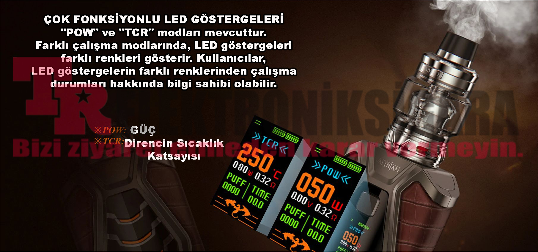 Uwell Valyrian 3 Kit 200W Elektronik Sigara