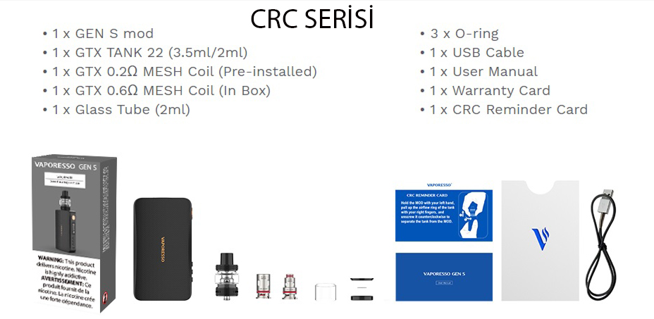Vaporesso Gen S Kit 220W 8ML