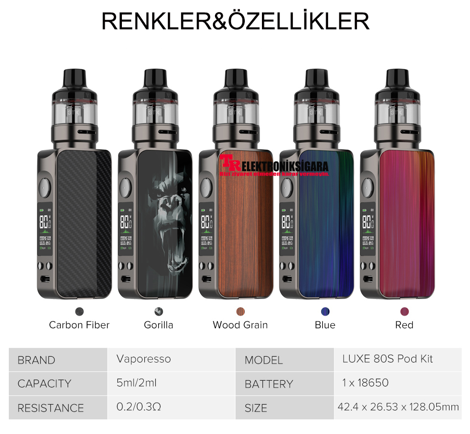 Vaporesso LUXE 80S Pod Kit 5ml