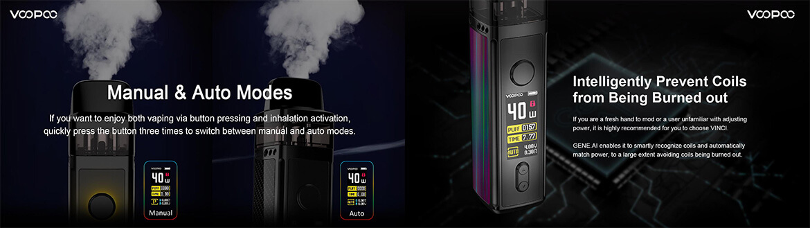 Voopoo VINCI 40W Pod Mod Elektronik Sigara