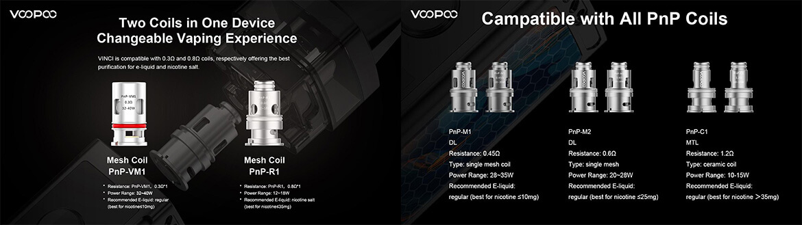 Voopoo VINCI 40W Pod Mod Elektronik Sigara