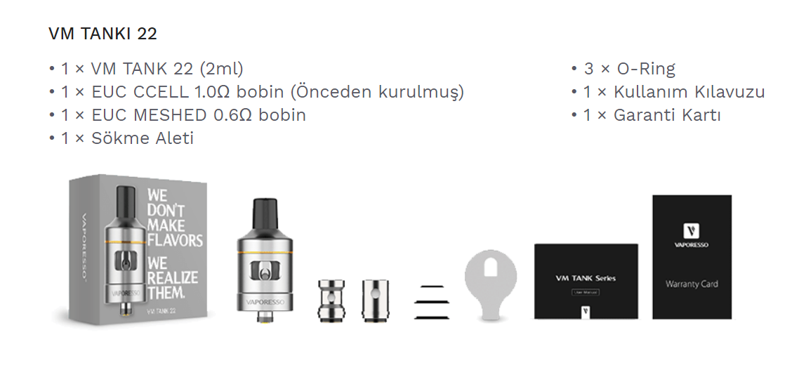 Vaporesso Vm 22 Atomizer