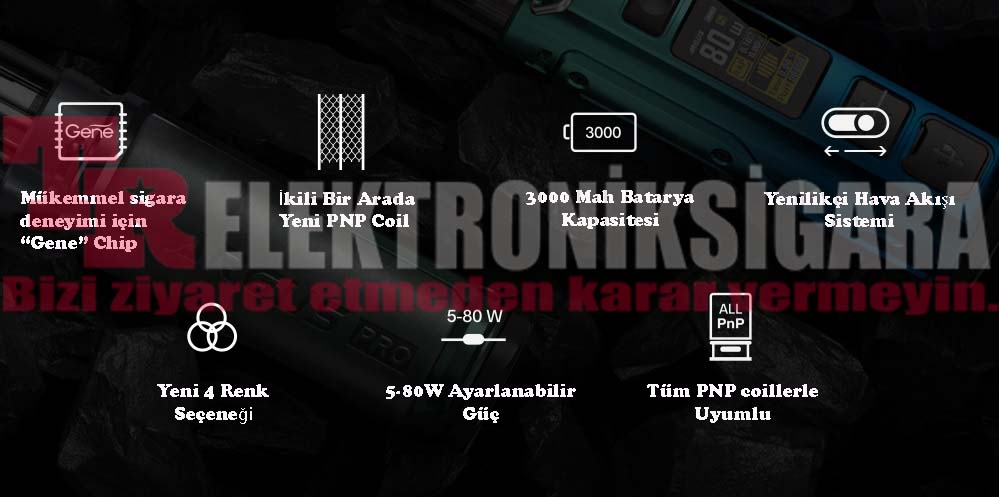 Voopoo Argus Pro 80W Pod Kit 3000mAh Elektronik Sigara