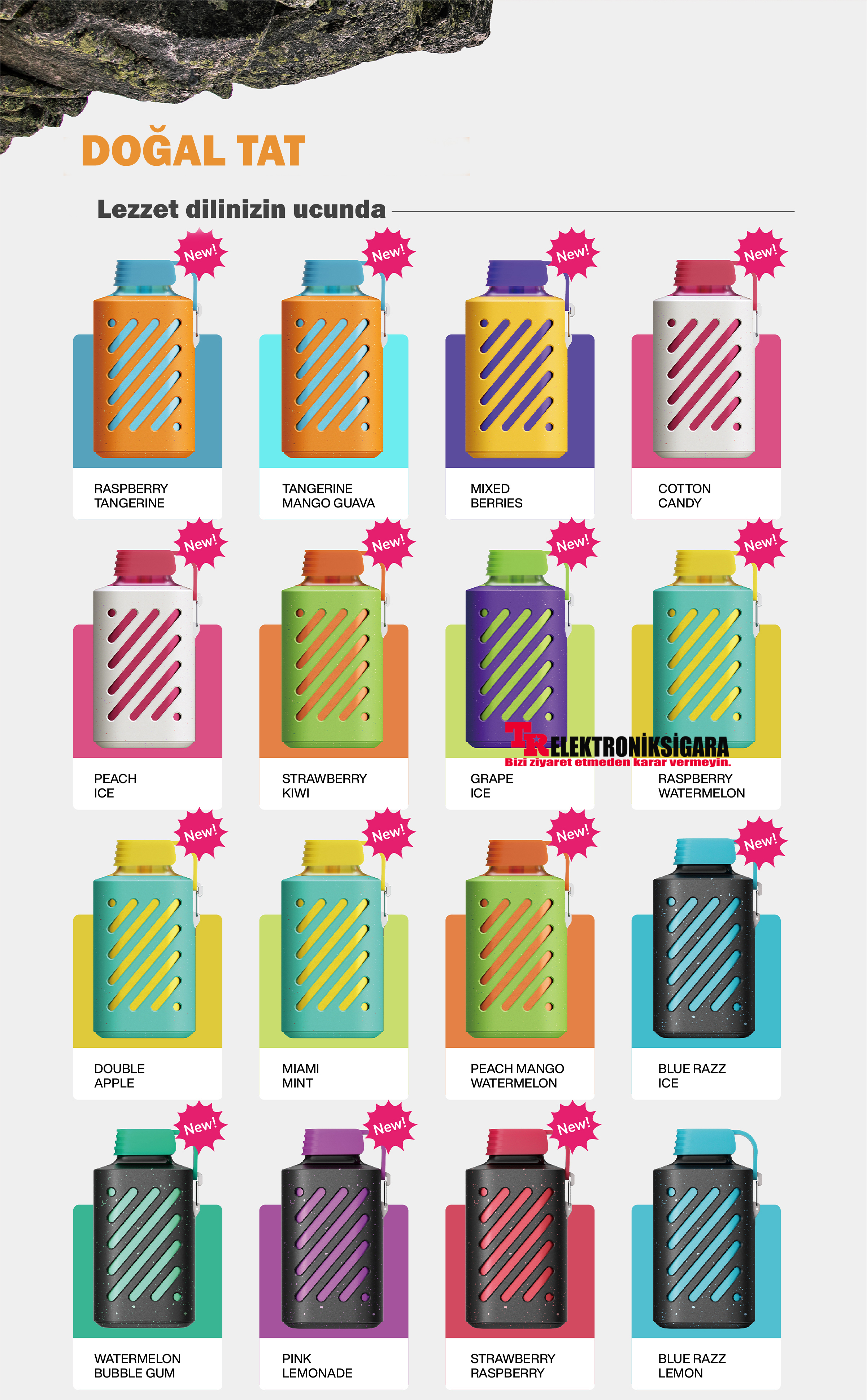 Vozol Gear 10000 Puff Bar %5 Nikotin Green Chocolate Cream