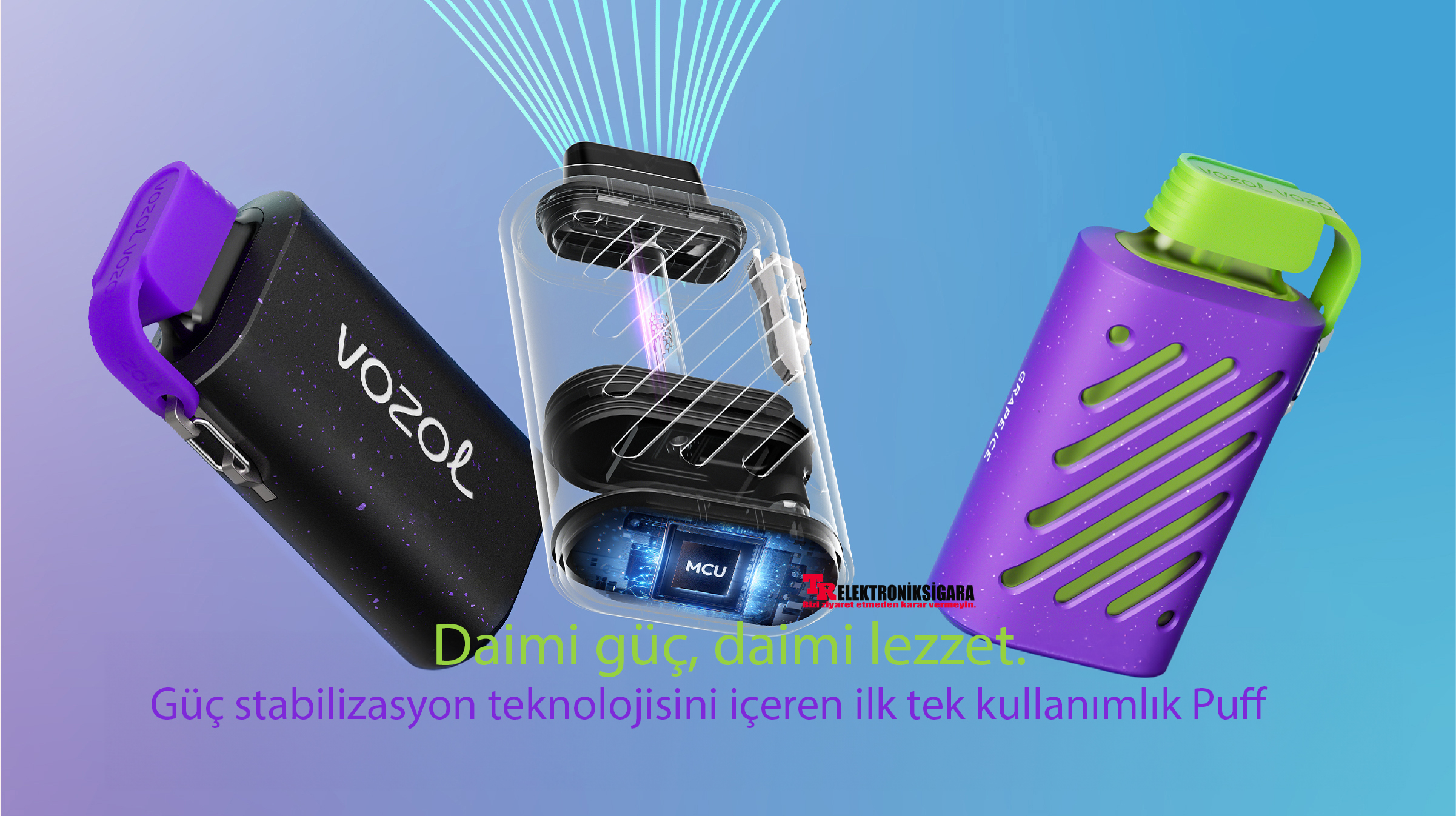 Vozol Gear 10000 Puff Bar %5 Nikotin Green Chocolate Cream