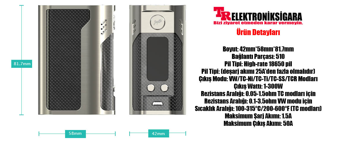 Wismec Reuleaux RX300 Mod 300 Watt